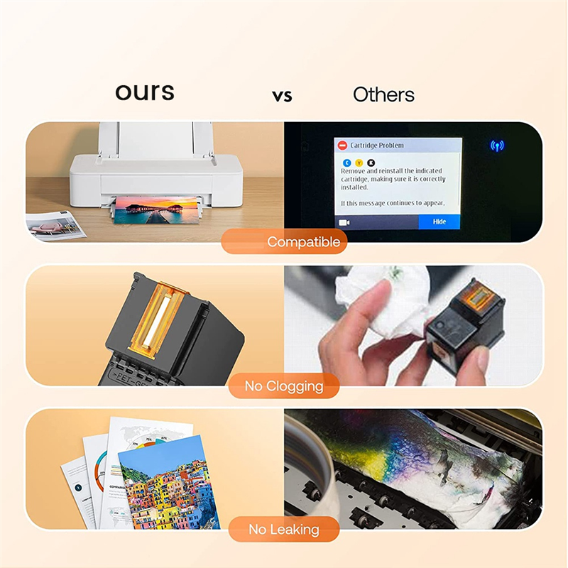 BABQ 245XL 246XL Ink Box Replacement for PG-245XL CL-246XL for PIXMA MG2420 Printer