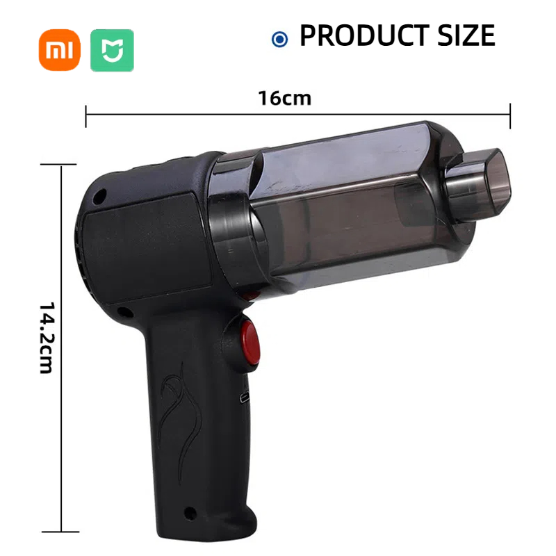 Xiaomi 12000pa espanador de ar elétrico ventilador substitui spray de ar enlatado para pc computador teclado mais limpo ar comprimido pode poeira