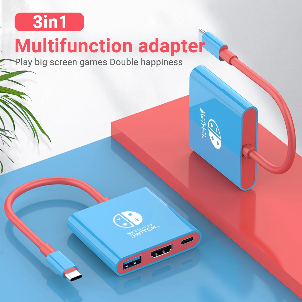 Gopala Portable TV Dock Charging Docking Station with HDMI and USB 3.0 Port Replacement Base Dock Set for Nintendo Switch OLED