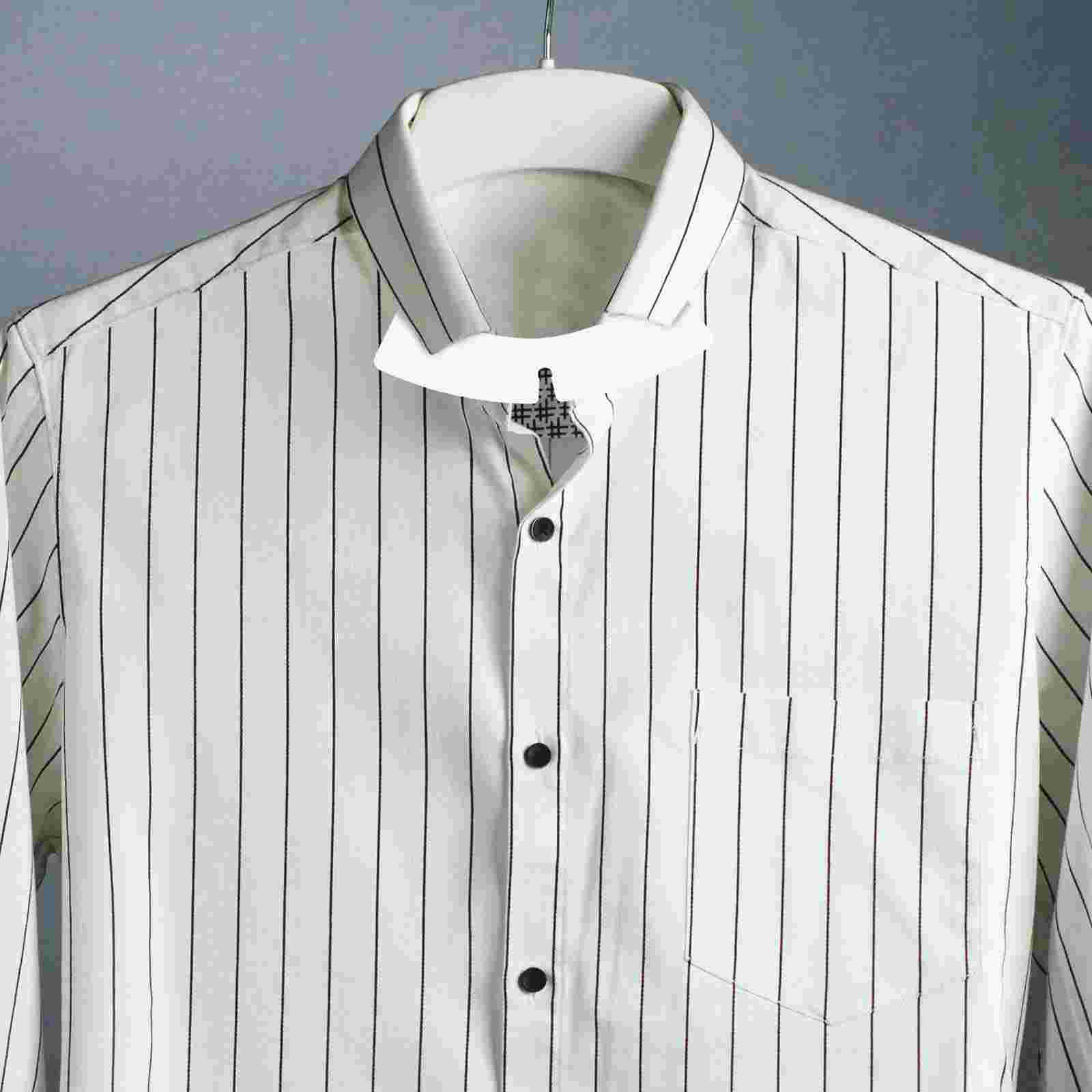 Collar Support Piece Stays Plastic for Men Supplies Mens Shirts Dress Shaper Protectors Inserts Clothes Hanging Rack