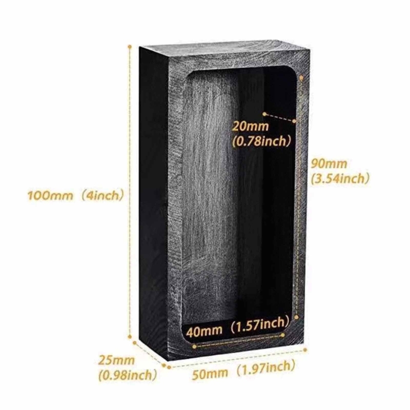 Graphite Ingot Mold Crucible for Aluminum Alloy  Brass Casting Refining