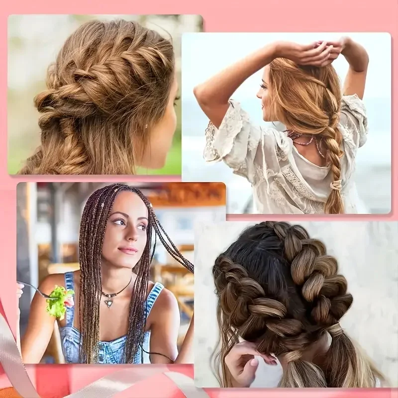 พลาสติก Magic ดึงผมคลิปผม Braid ผมหางม้า Maker อุปกรณ์เสริมผม DIY ผมจัดแต่งทรงผม PONY TAIL TOOL