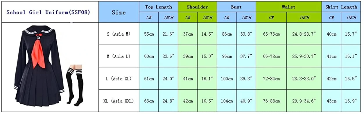 Klassische japanische Schulmädchen-Matrosenkleiderhemden, Uniform, Anime-Cosplay-Kostüme mit Socken-Set