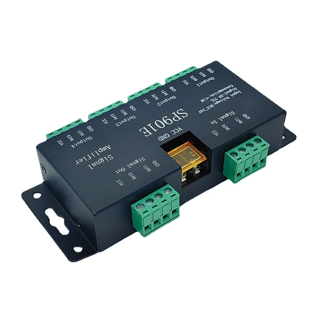 SP901E Ripetitore amplificatore di segnale SPI per WS2812B WS2811 WS2813 RGB indirizzabile LED Pixel Strip programmabile Matrix Panel Light