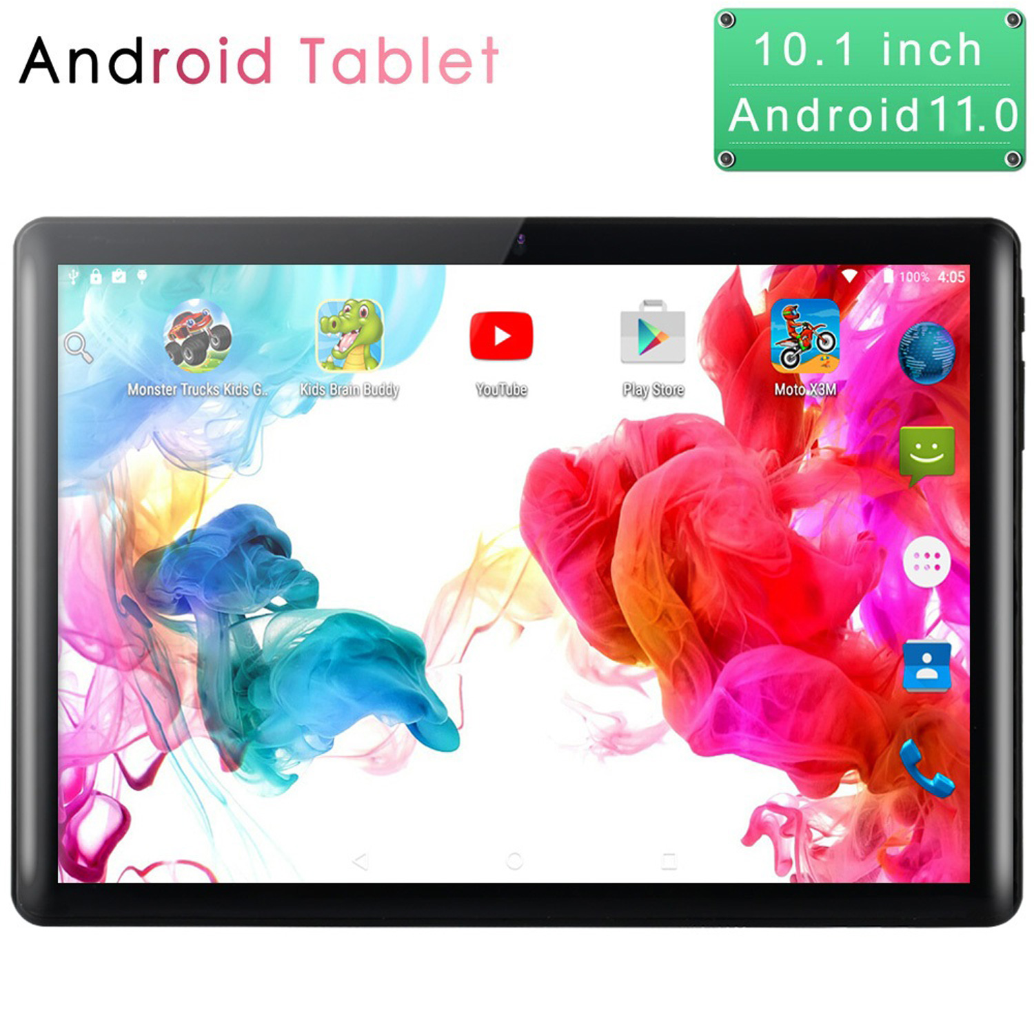 ใหม่แท็บเล็ต10.1นิ้วทุกรุ่นแอนดรอยด์11แปดคอร์4GB RAM 64GB ROM 3G dual ซิมคู่กล้อง5000mAh WiFi PC แท็บเล็ต typec