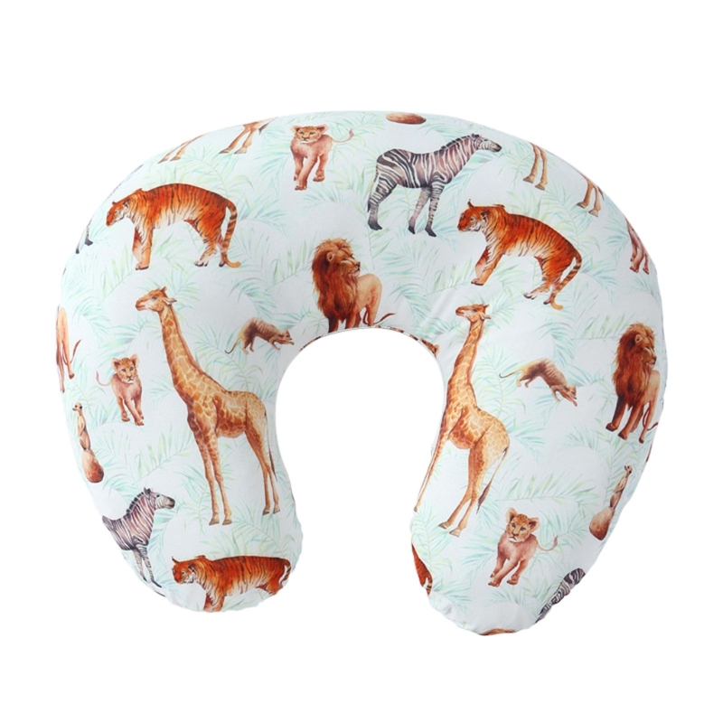 Baby Nursing Pillow Cover Newborn Maternity  Pillow Cover Print U-shape Nursing Pillow Breathable Slipcover
