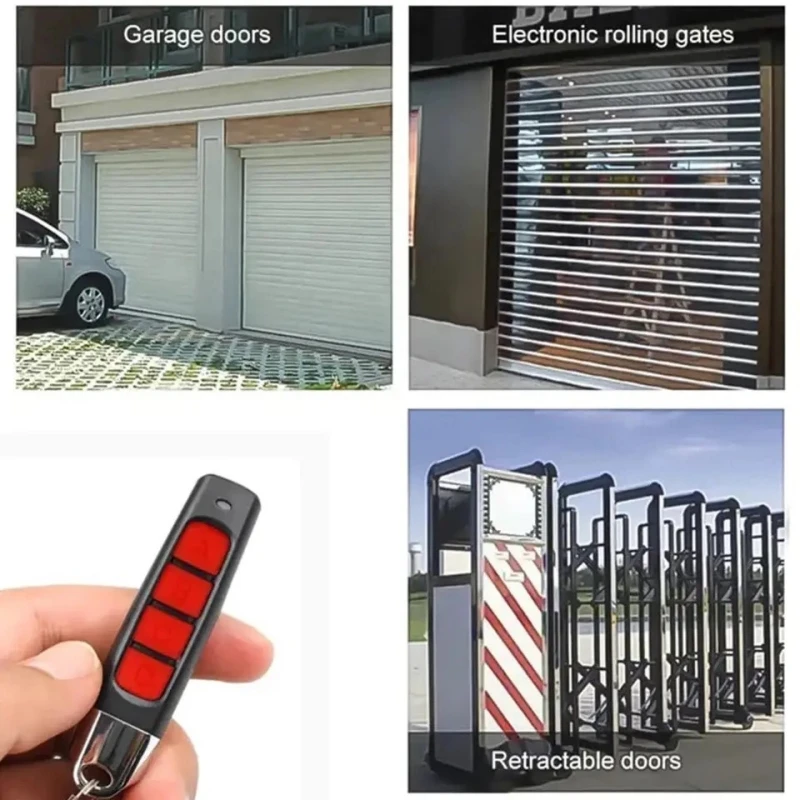 433 MHz Tür Fernbedienung Universal 4 Schlüssel Kopieren Garage Fernbedienung Klonen Elektrische Tor Fernbedienung Duplikator Schlüssel