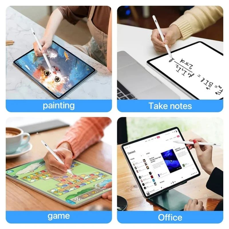 Para Apple Pencil 2 1 pantalla de potencia de rechazo de palma accesorios para iPad iPad 2022 2021 2020 2019 2018 Pro 11 12,9 Mini lápiz óptico de aire