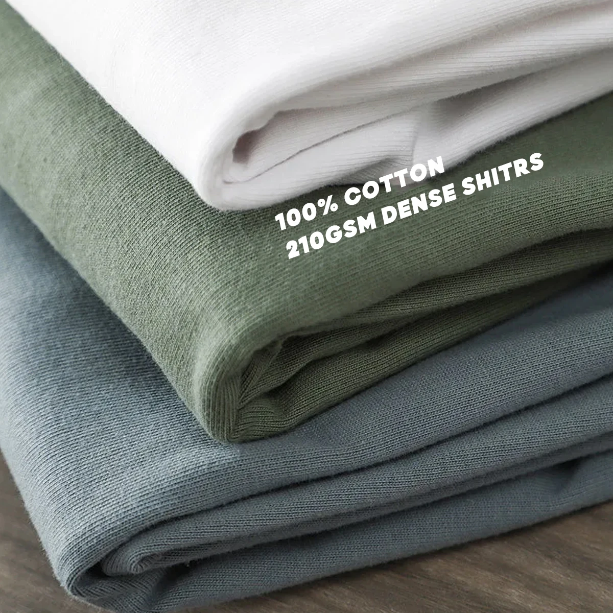 メンズ半袖Tシャツ,肩までの高品質の綿,無地,カジュアル,7.4オンス,210gsm
