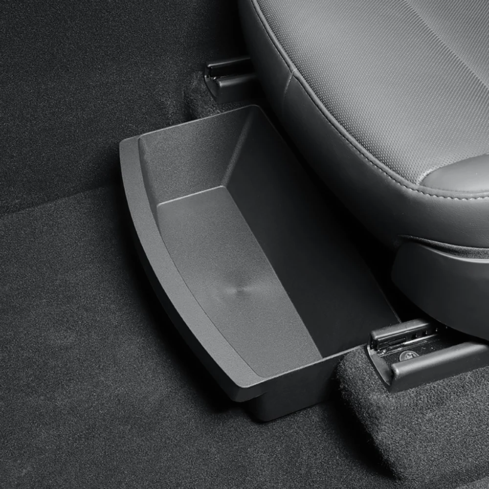 For Tesla New Model Y 2025 Launch Juniper Front Seats Under Seat drawer TPE Storage Box
