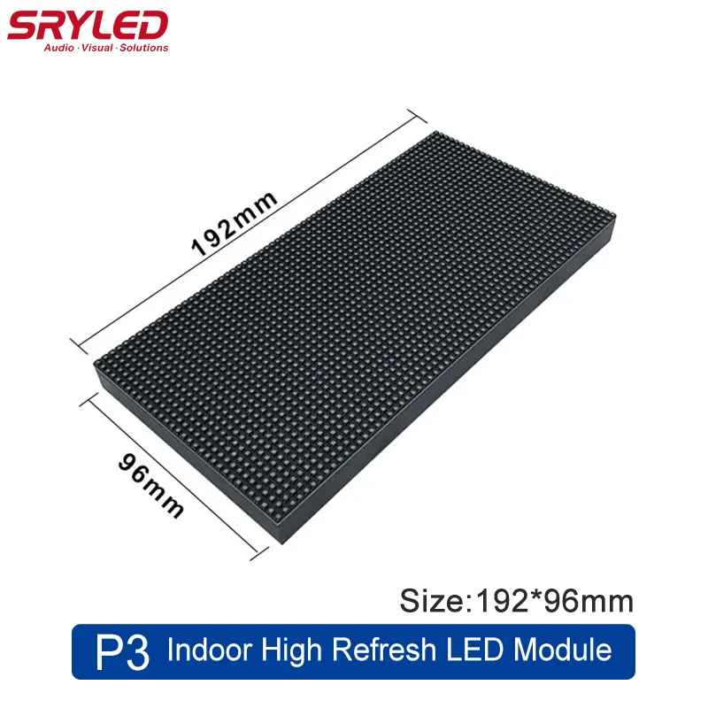 P3 Pannello pixel RGB Display HD 64x32 Dot Matrix SMD2121 Modulo Led Schermo interno Video Wall a colori 192x96mm Bacheca