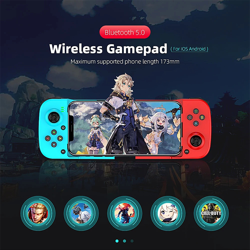 D3 Gamepad D3 Mobile Phone Controller with Expandable Game Controller Support for Android/iOS/Hongmeng Mobile Game Controllers