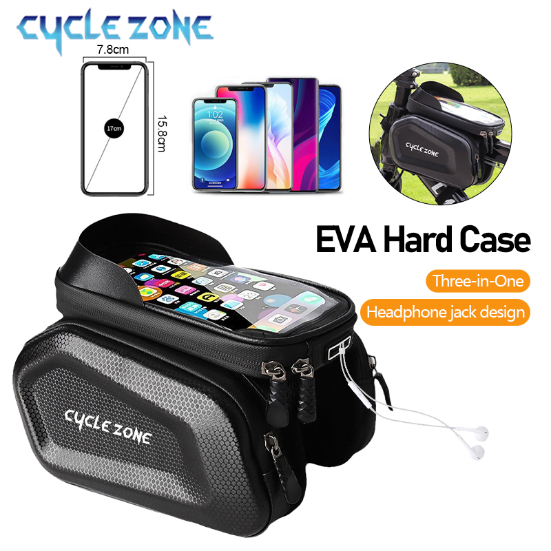Bicycle Bag Touch Screen Phone Case Holder Large Capacity Top Frame Tube Bag MTB Road Bike Bag Phone Case Cycling Accessories