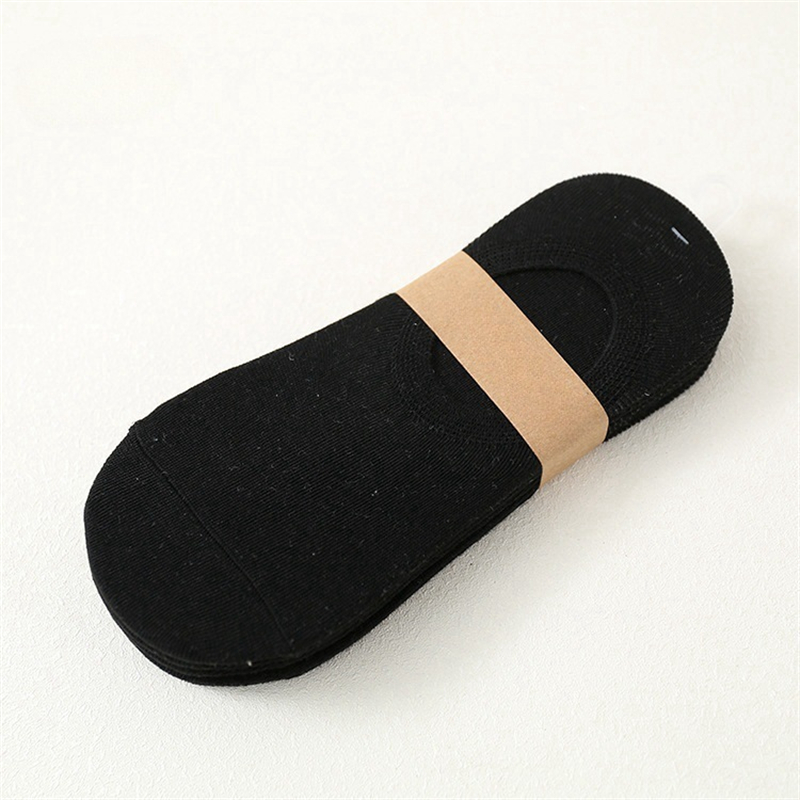 2/3/5 paia di calzini da barca felici alla moda calzini di cotone invisibili in silicone antiscivolo pantofole da uomo calzino alla caviglia Meia EU37 a EU42