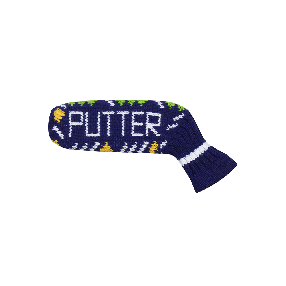 Scott Edward-Hoja de cubierta de Putter de punto, bolsas de Golf decorativas, 1 pieza en paquete, se adapta a Putters de hoja de Golf, lindo y suave