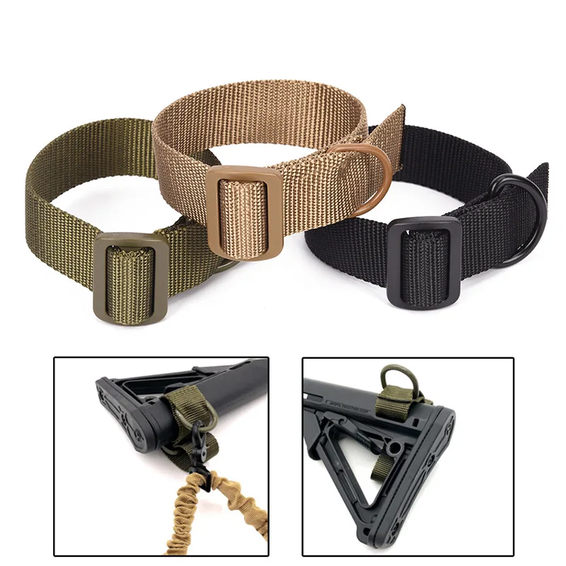 ปืนอัดลม ButtStock สลิงอะแดปเตอร์สต็อกสายรัดปืนเชือกสายรัดเข็มขัด