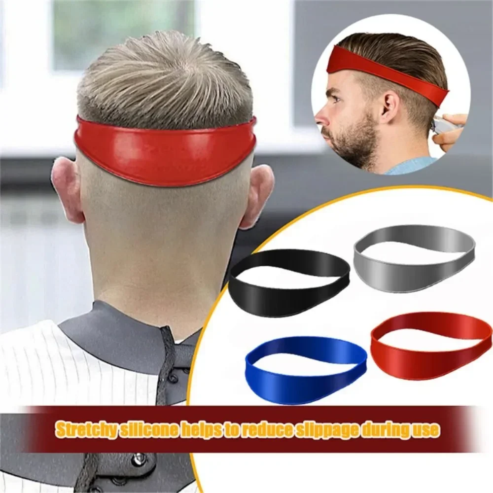 Bricolage maison coupe de cheveux maison coupes de cheveux bandeau incurvé Silicone décolleté modèle de rasage Guide de coupe de cheveux outils de coiffure