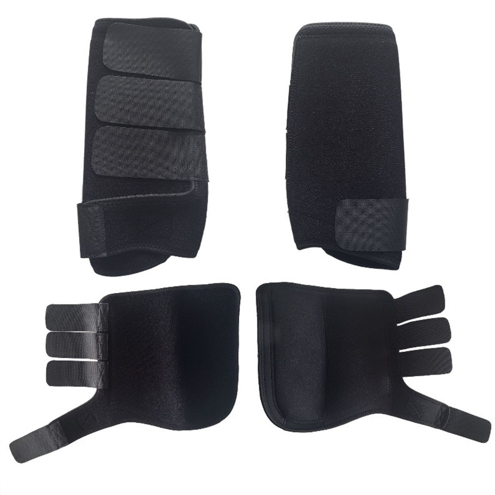 2 peças botas legging de cavalo anti-colisão equipamento de corrida de cavalos equestres material de mergulho macio e absorção de choque