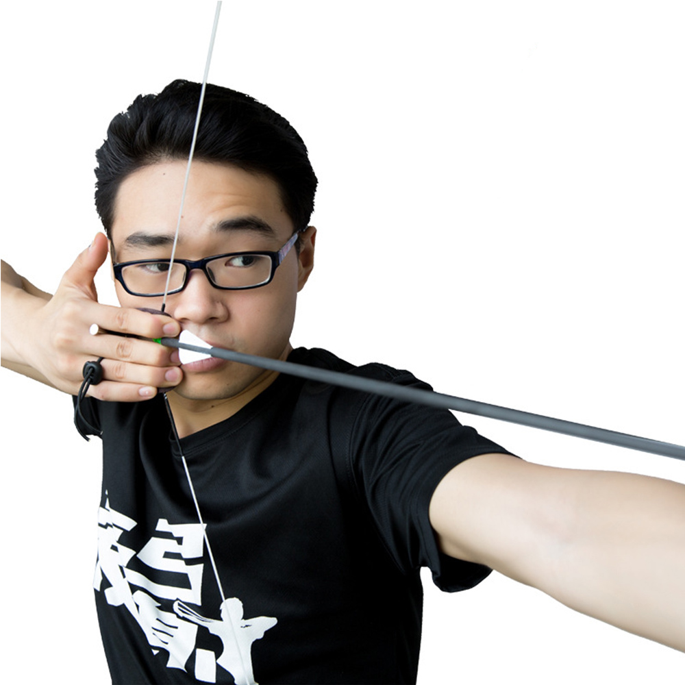 Bắn Cung Da Bò Ngón Tay Tab Tốt Cho Con Quay Quy Hồi Nơ