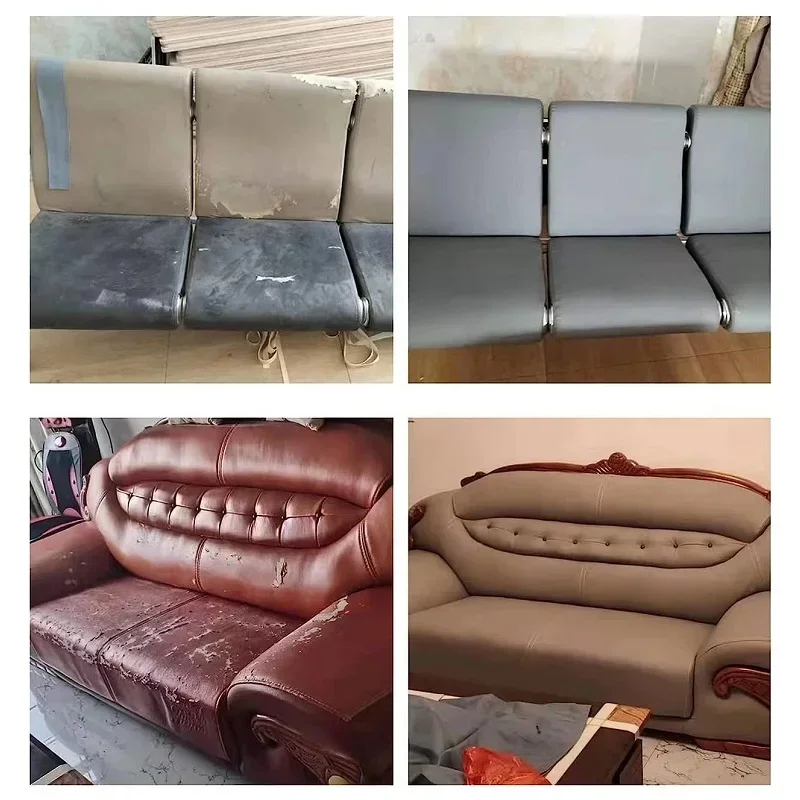 Nastro di riparazione in pelle, toppa di riparazione in pelle autoadesiva, Kit di riparazione in pelle 20x10 cm per seggiolino auto, per divani, divani, mobili