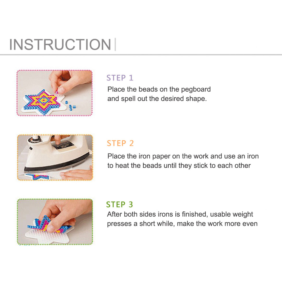 5mm 1000 sztuk żelazne koraliki dla dzieci Pixel Art hama koraliki żelazne koraliki bezpiecznikowe diy puzzle wysokiej jakości prezent zabawka dla dzieci