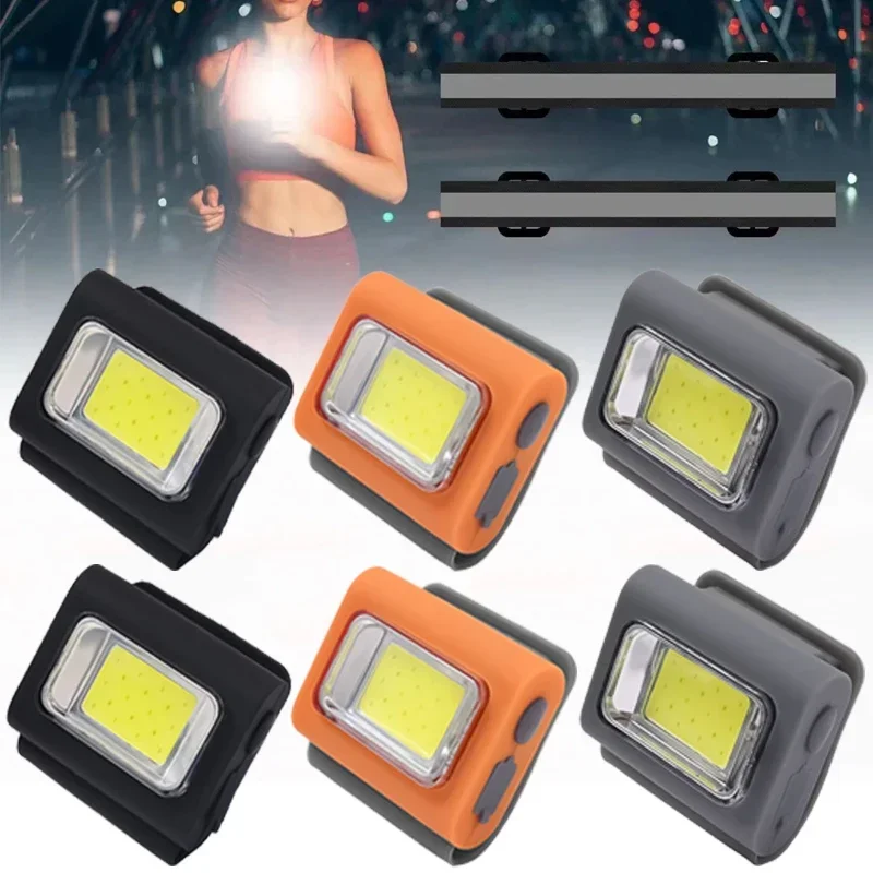 LED-Sicherheitslichter, Lauflichter, zum Anklipsen am Kragen, wiederaufladbares USB-Kragenlicht, Freisprecheinrichtung für Laufen, Camping, Radfahren, Nachtlicht