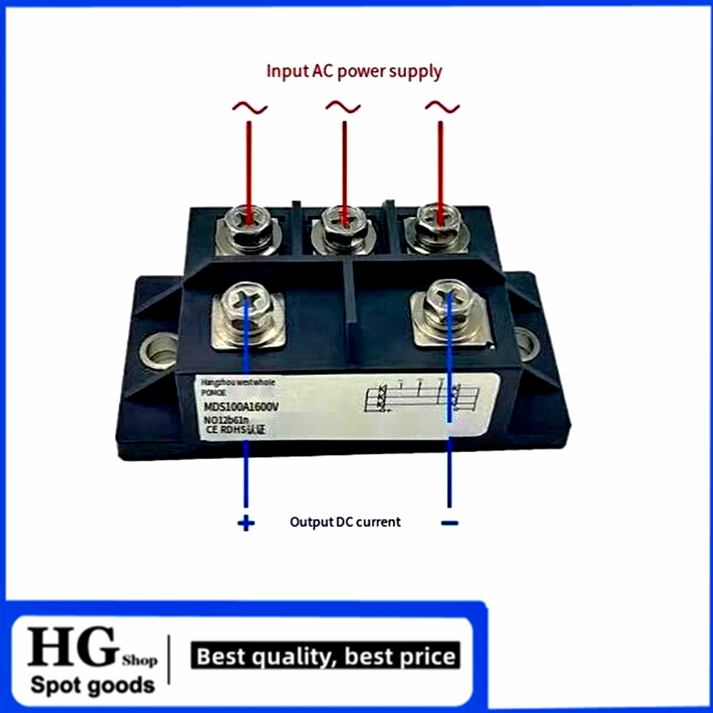 三相整流ブリッジ,インバーター溶接機コンバーター,Mds 75a 100a,MDS75-16,mds100a,1200v,1600v,2000v,m340s