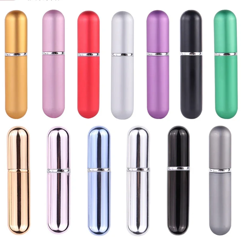 5ml Mini Portable Refillable Perfume Bottle Aluminum Atomizer Spray Bottle Container perfume refill bottle travel