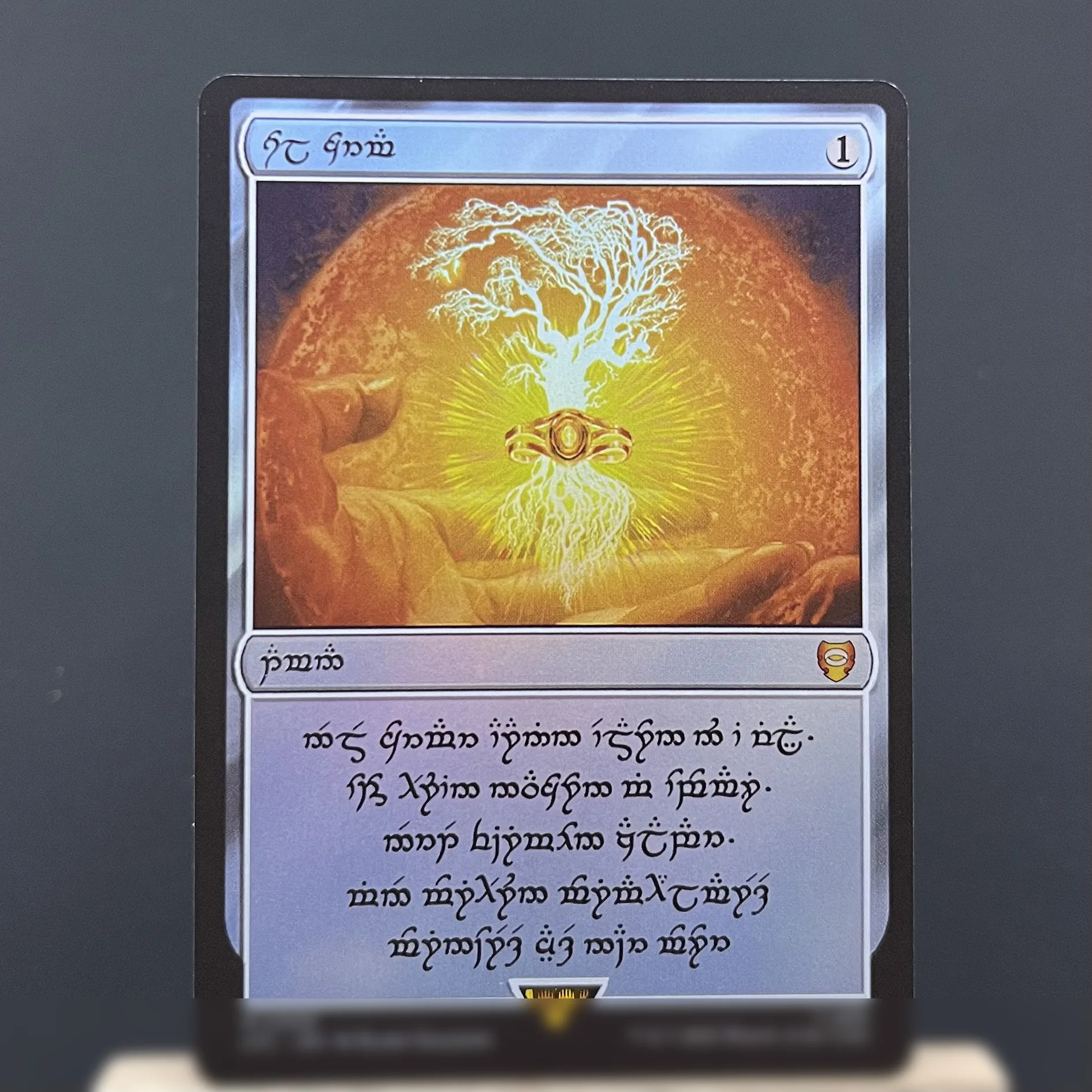 LTR LTC FOIL1-I01 Tcg карты прокси волшебное кольцо The One Ring sol Ring Orcish Bowmasters драгоценные камни каверны душ собрание