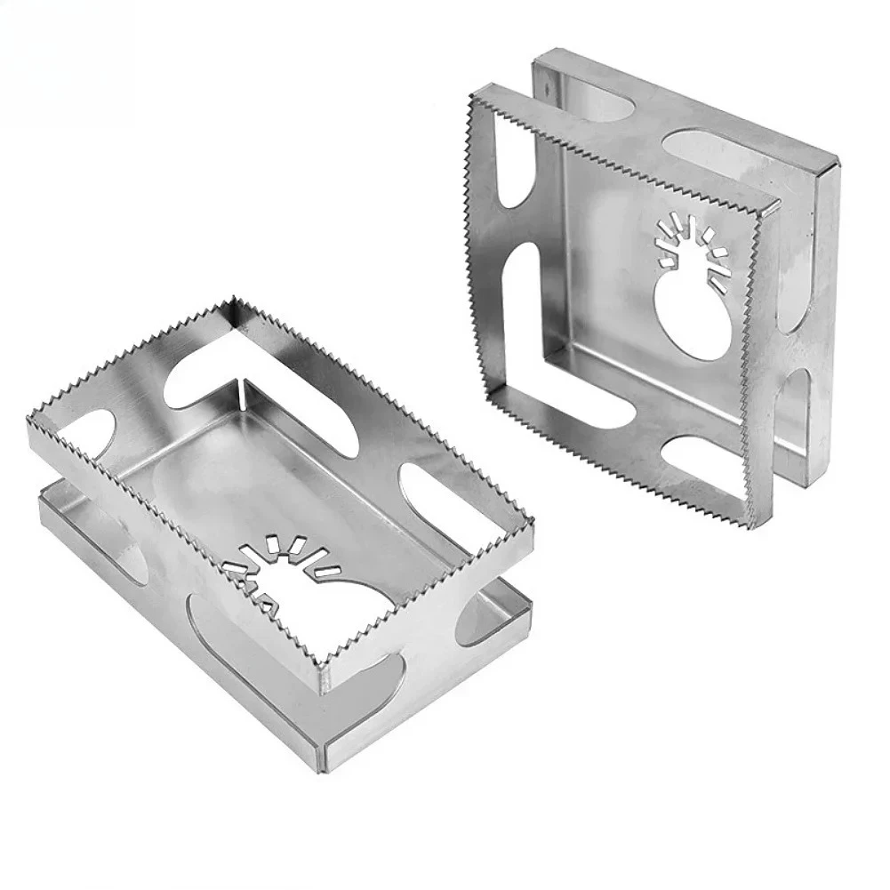 Lame de Scie Oscillante Multi-Outil, Coupe-Fente Carré et Rectangle, Boîte Murale de Travail de Calcul, Outil de Bricolage