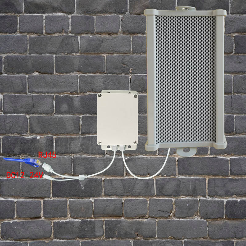 IP 60W Netwerk PA-systeem Professioneel audio Omroepinstallatie PA Actieve bordvoeding DC12-24V