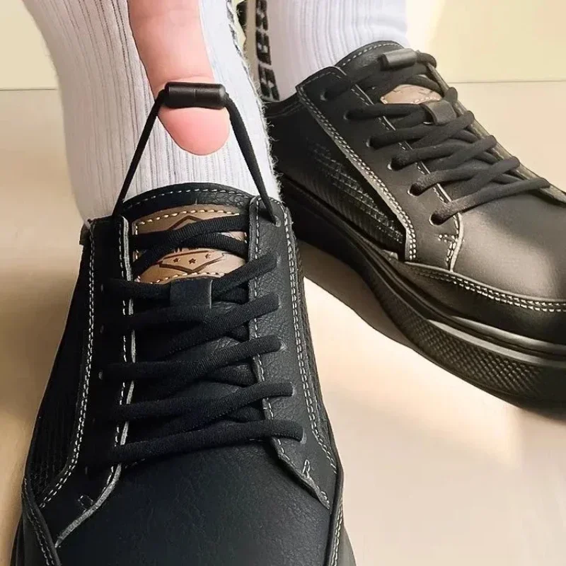Elastic No Tie Shoelaces Semicircle Shoe Laces for Kids and Adult Sneakers Shoelace Quick Lazy Metal Lock Laces Shoes Strings