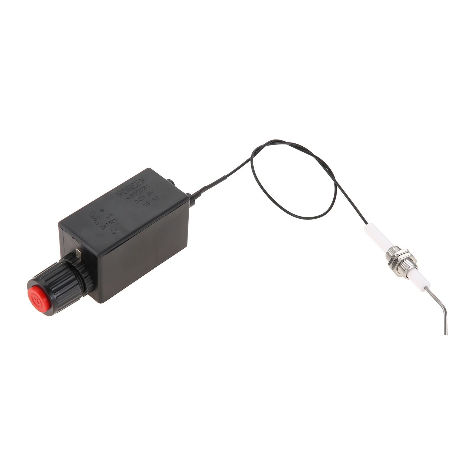Universal Spark Generator BBQ Gas Grill เปลี่ยน AA Igniter ด้วย Electrode ลวดประสิทธิภาพสูง Pulse Ignition Kit 11.8 "ยาว