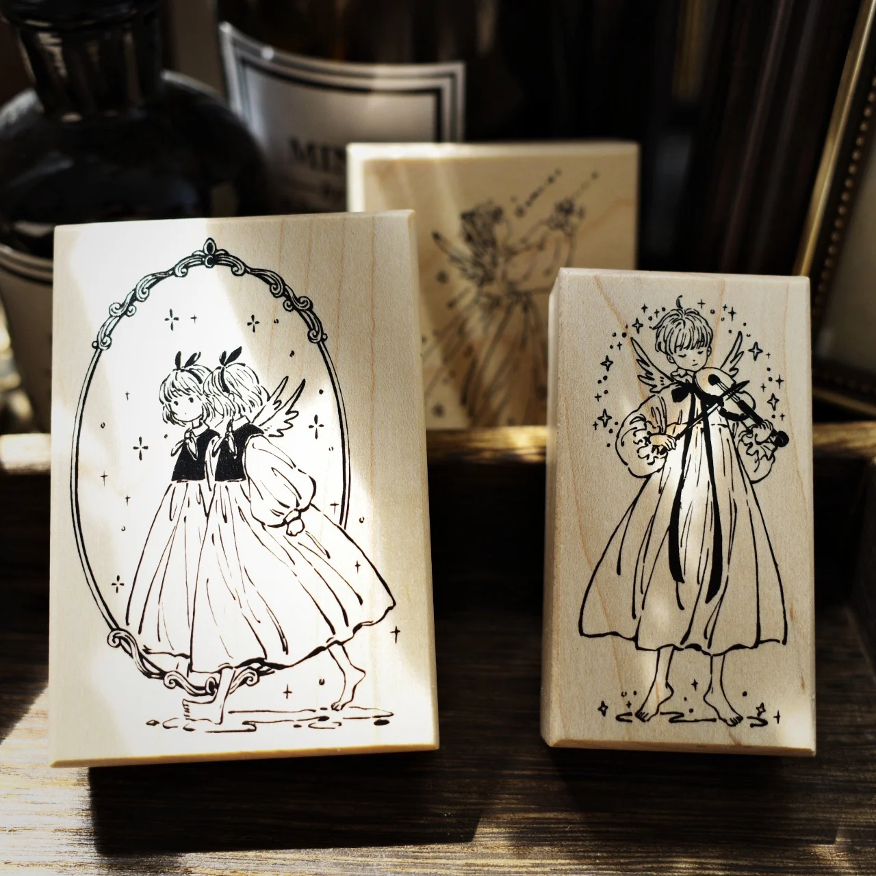 Journal STAMP [Angel Series] Ahornroter Gummi