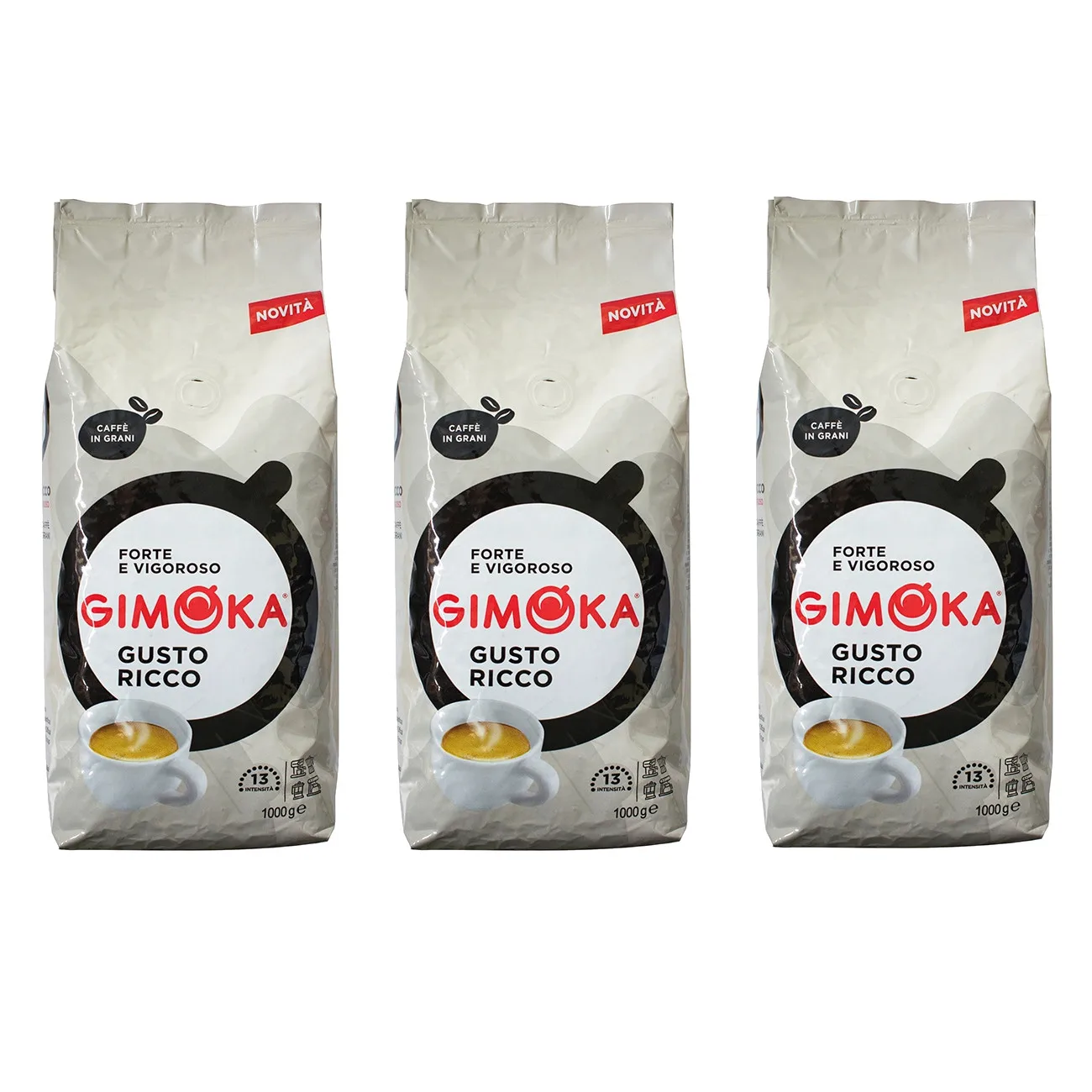 3x Kawa ziarnista GIMOKA L'Espresso All'Italiana 1 kg