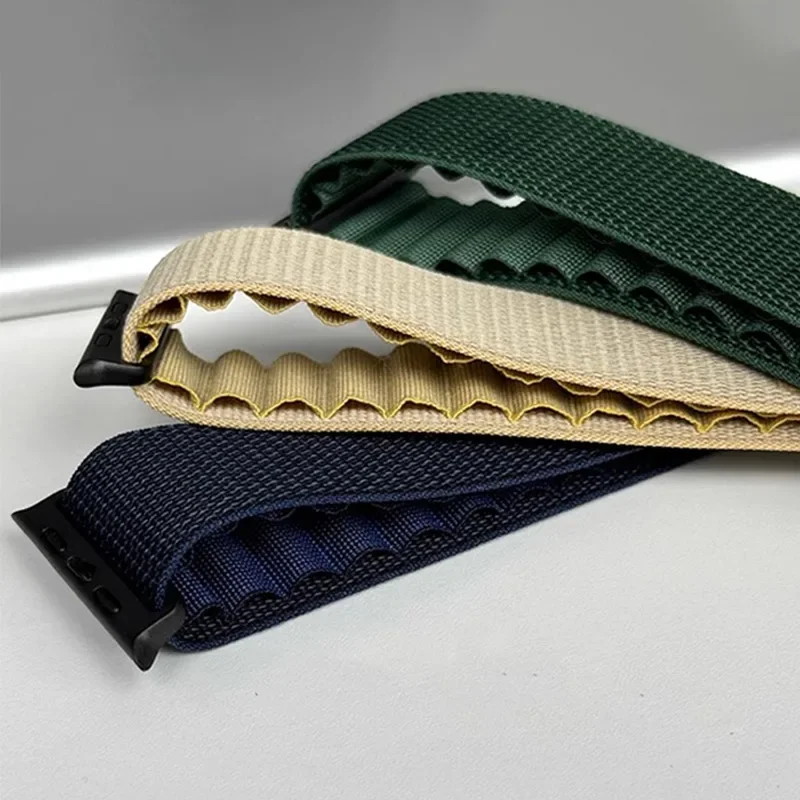 Laço alpino para apple watch band ultra 2 49mm série 10 9 8 7 6 se 5 4 46mm 42mm 40-44mm 45mm 41mm g-gancho pulseira esportiva iwatch 10