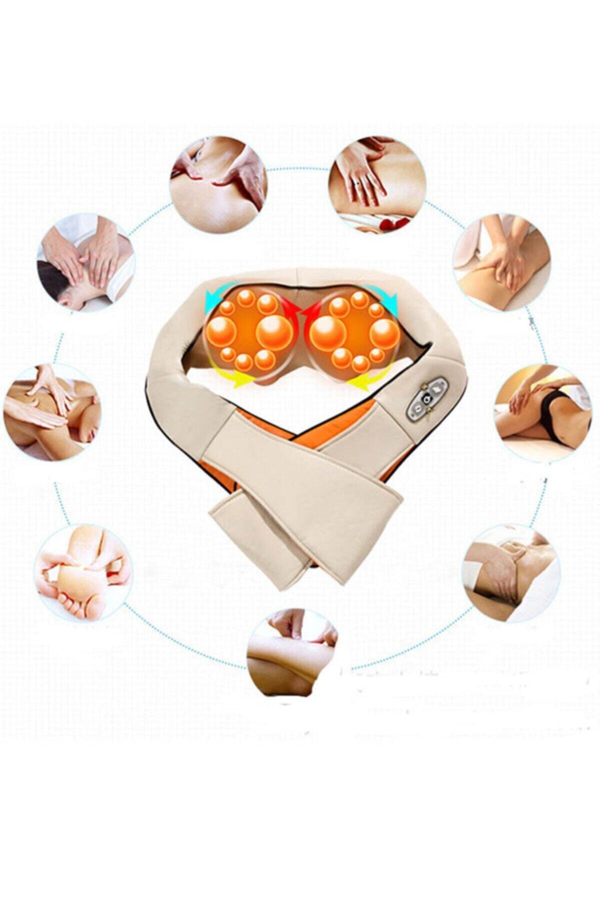 Alat Pijat Kaki Perangkat Bahu Ovmalı Heated Neck Sırtbel