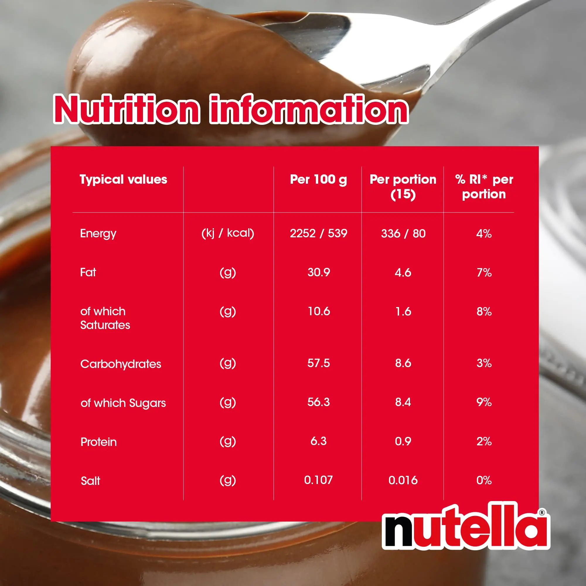 3kg Nutella Hazlenut Nutella