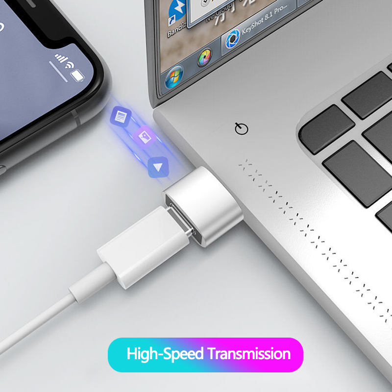 Адаптер USB C 3.0 типа C к USB 2.0 для мобильного телефона, конвертер USB C «папа-мама», конвертер USB Type-C для ПК, ноутбуков