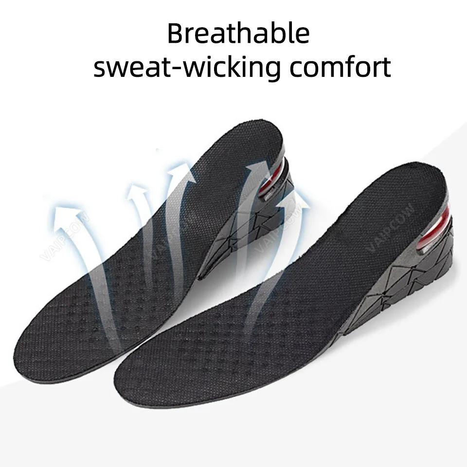 3-9Cm Vô Hình Tăng Chiều Cao Đế Đệm Chiều Cao Gót Giày Lót Đế Lắp Cao Hỗ Trợ Absorbant Bao Chân