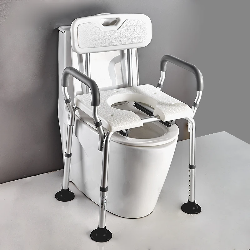 Shower Chair Senior Chairs Bedside Commode Toilet Chair Senior Chairs Anti Slip Bath Chair Duschstuhl Mit Rückenlehne Furnitures