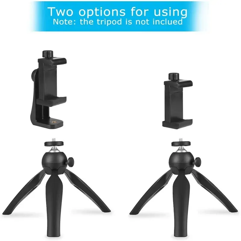 Universal Bracket Phone Holder Tripod Stand for iPhone Samsung Mount Tablet Clip SmartphoneTripod Hot Shoe Shooting Adapter