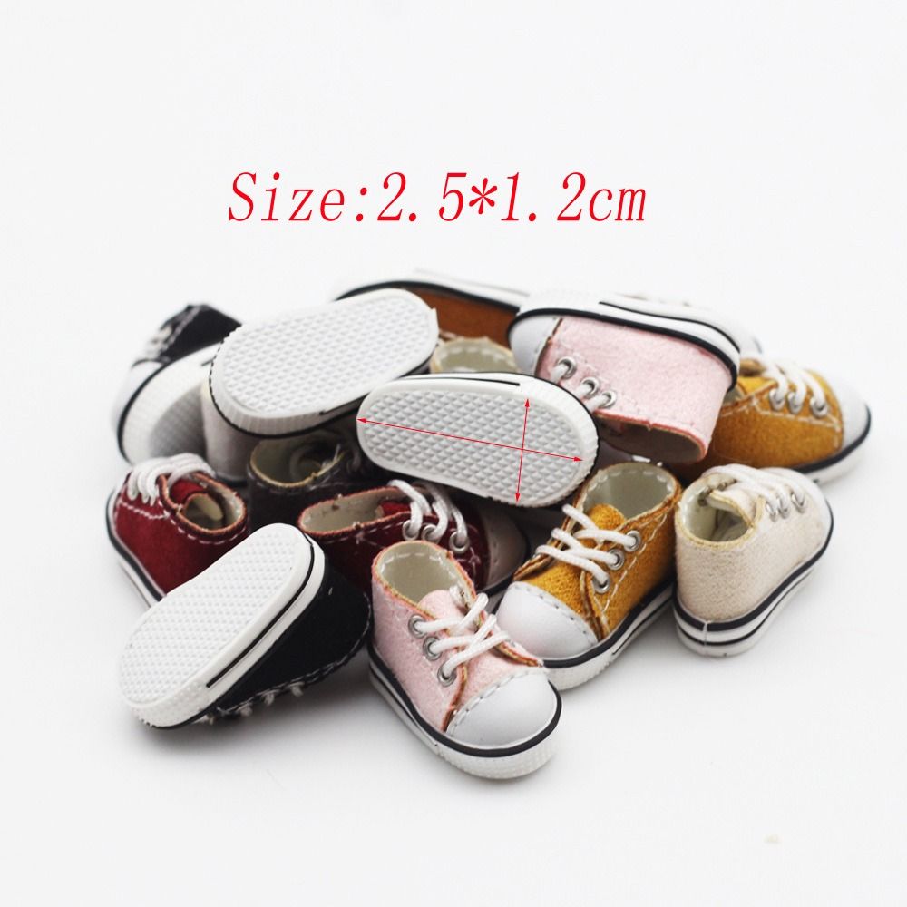 Chaussures en toile décontractées pour poupées BJD, accessoires vestisens, chaussures de sport, baskets à la mode, jouets de bricolage, OB11, 1/11, 1/12