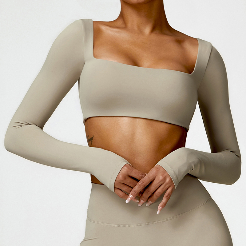 Camiseta deportiva de manga larga para mujer, ropa deportiva para correr al aire libre, gimnasio, camiseta de manga larga para Yoga, gimnasio, entrenamiento de realce, Top de una sola pieza