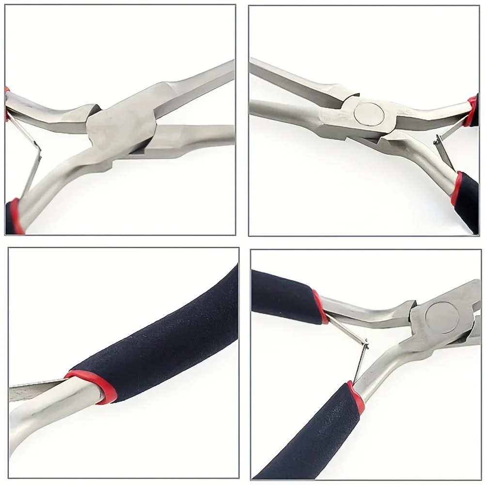 Multi tool 1PC Long Nose Plier Needle Nose Plier Forceps Repair Hand Tool