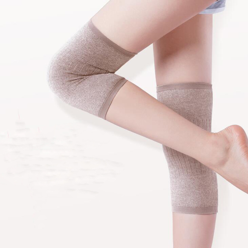 Manchons de genou noirs Camel pour femmes, tricot élastique, Ultra-fin, garde au chaud, automne et hiver