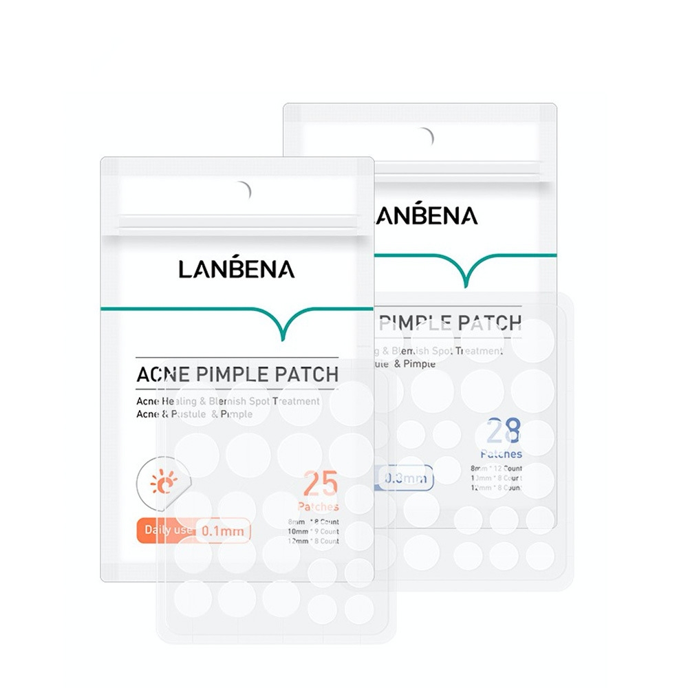 LANBENA Acne Pimple Patch Invisible Acne Removal Stickers Blemish Treatment Acne Master Pimple Remover Daily / Night Stickers