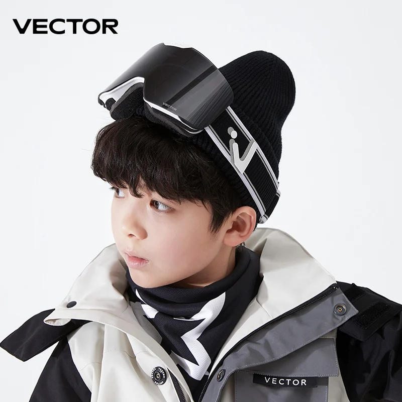 Бренд VECTOR, лыжные очки, детские очки для сноуборда, очки для катания на лыжах, защита UV400, лыжные очки для катания на лыжах, противотуманная лыжная маска
