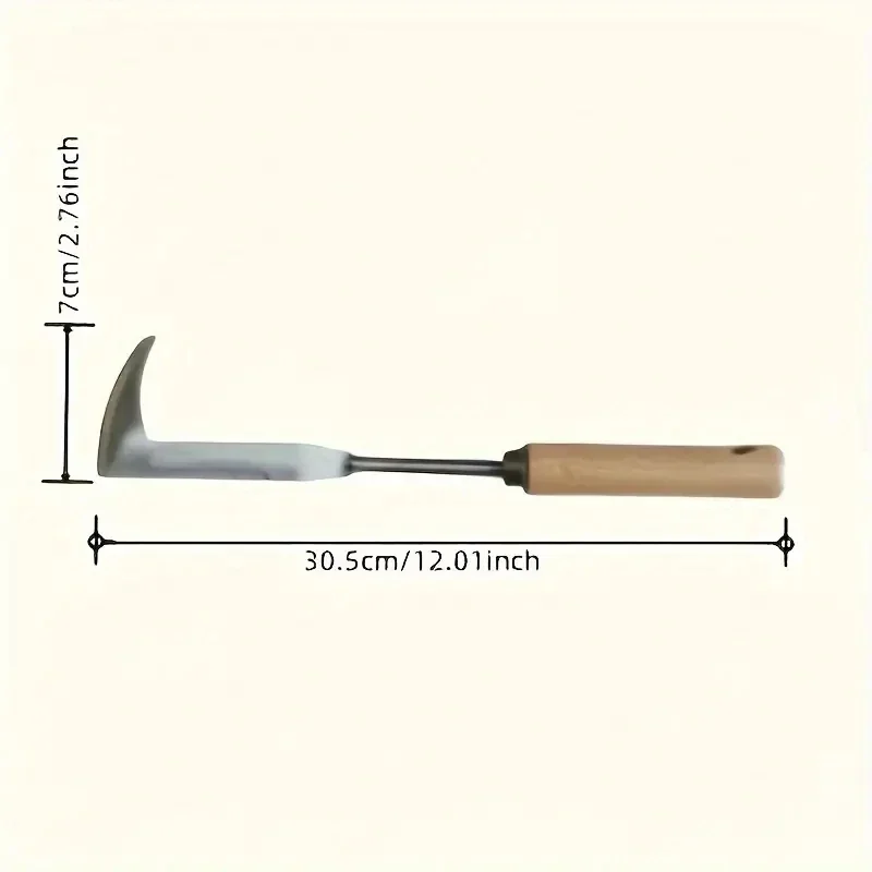 รูปตัว L สวนกําจัดวัชพืชเครื่องมือ Weeding PULLER คู่มือ Crack Weeder Weed EXTRACTOR กําจัดการเกษตรอุปกรณ์บอนไซมือเครื่องมือ