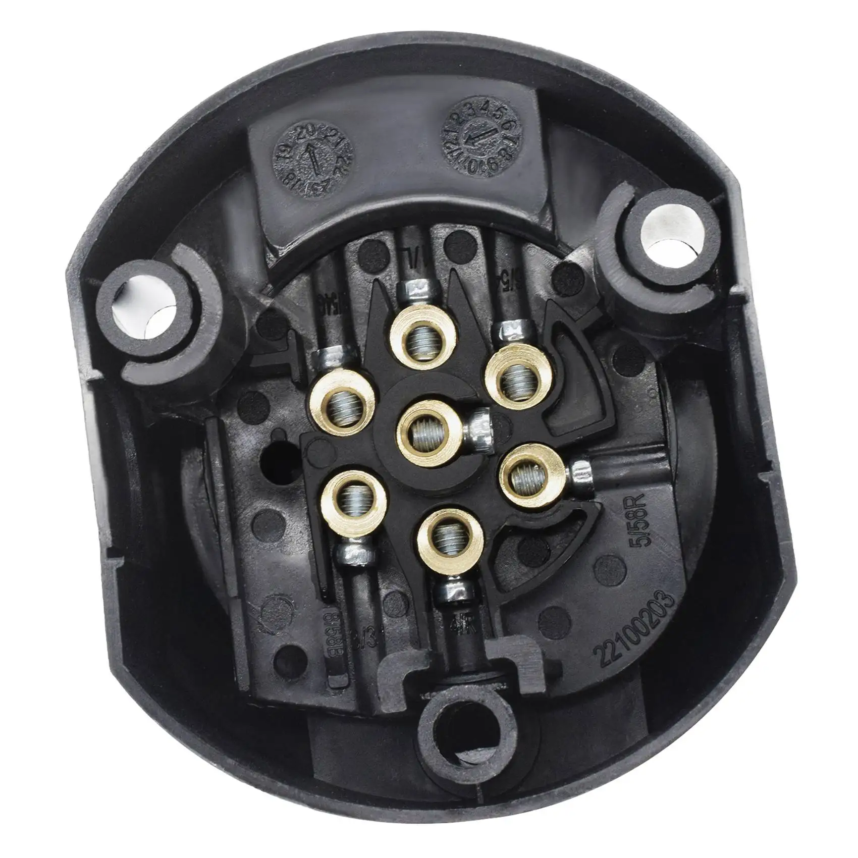 車用ソケットアダプター7ピンヨーロッパ,12V,トラック,ボート,キャラバン,トランスファー信号用